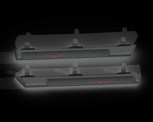 Jeep Wrangler JL Stealth Running Board Step - Road Armor - Tex Blk - `18-`20