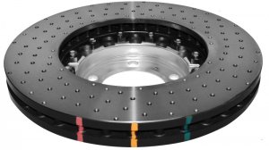 Porsche Cayenne DBA 5000 Series Drilled Rotors