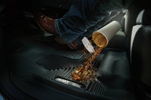 Jeep Wrangler JL Floor Liner - Rear - Husky Liners - X-Act Contour - Black - `18-`24