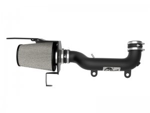 Jeep Wrangler JL Cold Air Intake w/Pro DRY Filter - aFe - Pro-Dry S Intake - Black - 2.0T - `18-`20