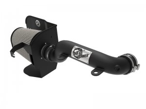 Jeep Wrangler JL Cold Air Intake w/Pro DRY Filter - aFe - Pro-Dry S Intake - Black - 2.0T - `18-`20