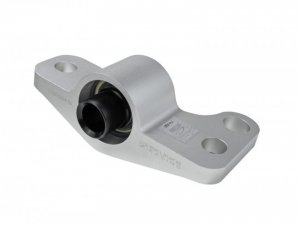 Honda Civic Spherical Bushings - Front - Skunk2 Racing - Spherical Bearing Compliance Bracket - Clear - `96-`00
