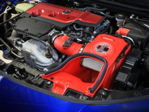 Honda Civic Performance Air Intake - aFe - Takeda Momentum Red Edition w/ Pro DRY S Filter - Red - 2.0L Turbo - `23-`24