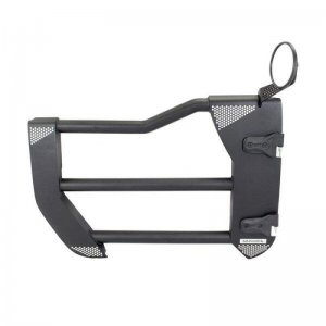 Jeep Wrangler JK Trailline Tube Doors - Front - Go Rhino - Replacement - Black - `07-`18