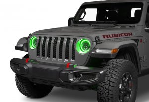 Jeep Gladiator Headlight Assemblies - ORACLE Lighting - Dynamic ColorSHIFT
