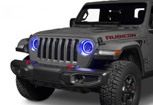 Jeep Gladiator Headlight Assemblies - ORACLE Lighting - Dynamic ColorSHIFT