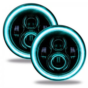 Jeep Gladiator Headlight Assemblies - ORACLE Lighting - Dynamic ColorSHIFT