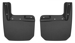 Jeep Wrangler JL Mud Guards - Front - Husky Liners - Custom-Molded - Black - `18-`24
