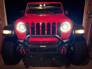 Jeep Gladiator Headlight Assembly - ORACLE Lighting - Oculus Bi-LED Projector - Amber/White - `20-`21