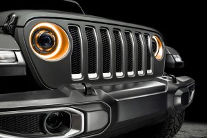 Jeep Gladiator Headlight Assembly - ORACLE Lighting - Oculus Bi-LED Projector - Amber/White - `20-`21