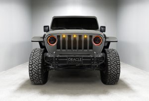 Jeep Gladiator Headlight Assemblies - ORACLE Lighting - Oculus Bi-LED Projector - ColorSHIFT