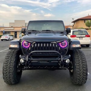 Jeep Gladiator Headlight Assemblies - ORACLE Lighting - Oculus ColorSHIFT Bi-LED Projector