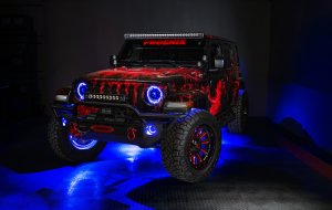 Jeep Gladiator Headlight Assemblies - ORACLE Lighting - Oculus ColorSHIFT Bi-LED Projector