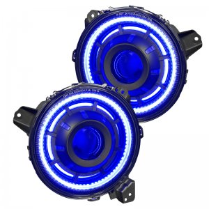 Jeep Gladiator Headlight Assemblies - ORACLE Lighting - Oculus ColorSHIFT Bi-LED Projector
