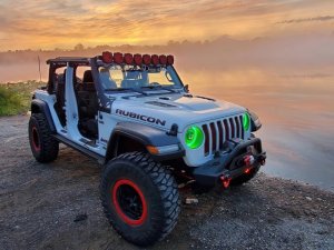 Jeep Gladiator Headlight Assemblies - ORACLE Lighting - Oculus ColorSHIFT Bi-LED Projector