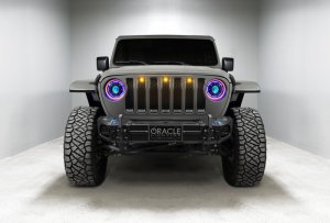 Jeep Gladiator Headlight Assemblies - ORACLE Lighting - Oculus ColorSHIFT Bi-LED Projector