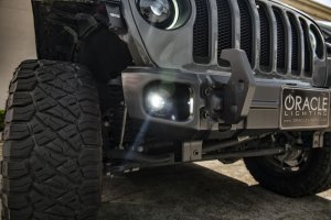 Jeep Gladiator Fog Light Assembly - ORACLE Lighting - High Performance W LED - Blue