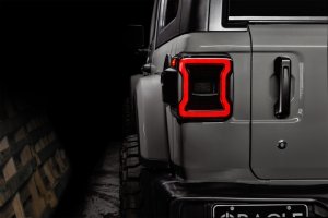 Jeep Wrangler JL Tail Lights - ORACLE Lighting - Black Series LED - Black - `19-`21