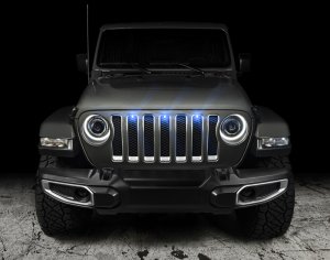 Jeep Gladiator Grille LED Kit - Front - ORACLE Lighting - Pre-Runner Style - Blue