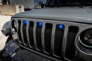 Jeep Gladiator Grille LED Kit - Front - ORACLE Lighting - Pre-Runner Style - Blue