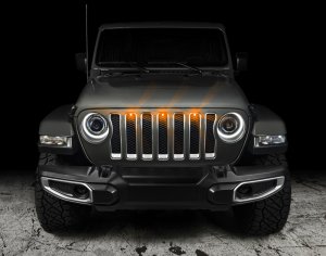 Jeep Gladiator Grille LED Kit - Front - ORACLE Lighting - Pre-Runner Style - Amber