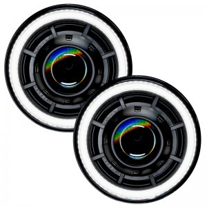 Jeep Wrangler JK Headlight Assembly - ORACLE Lighting - Oculus Bi-LED Projector, 6000K - `07-`18