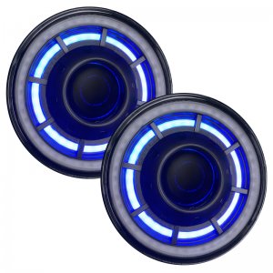 Jeep Wrangler JK Projector Headlights - ORACLE Lighting - Bi-LED, ColorSHIFT - ColorSHIFT - `07-`18