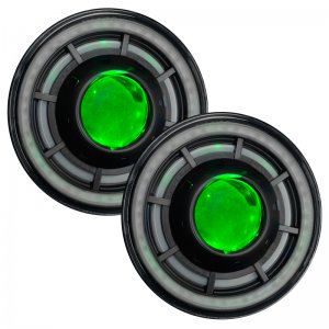 Jeep Wrangler JK Projector Headlights - ORACLE Lighting - Bi-LED, ColorSHIFT - ColorSHIFT - `07-`18