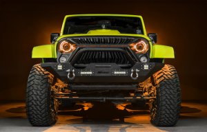 Jeep Wrangler JK Projector Headlights - ORACLE Lighting - Bi-LED - ColorSHIFT - `07-`18