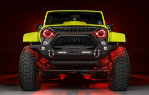 Jeep Wrangler JK Projector Headlights - ORACLE Lighting - Bi-LED - ColorSHIFT - `07-`18