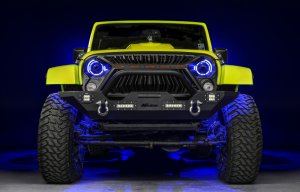 Jeep Wrangler JK Projector Headlights - ORACLE Lighting - Bi-LED - ColorSHIFT - `07-`18
