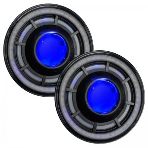 Jeep Wrangler JK BiLED Projector Headlights - ORACLE Lighting - RGB+W - ColorSHIFT - `07-`18