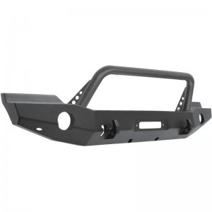 Jeep Wrangler JK Full Width Front Bumper w/Bull Bar - Front - Westin - WJ2 - Textured Black - `07-`18