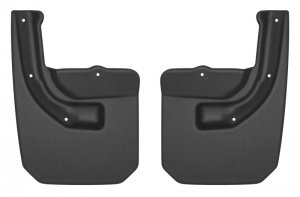 Jeep Wrangler JL Mud Guards - Rear - Husky Liners - Custom-Molded - Black - `18-`24