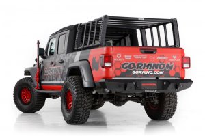 Jeep Gladiator Rack - Go Rhino - XRS Overland Xtreme - Textured Black - `19-`21