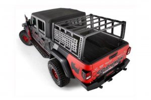 Jeep Gladiator Rack - Go Rhino - XRS Overland Xtreme Rack - Black - `20-`23