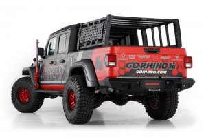 Jeep Gladiator Rack - Go Rhino - XRS Overland Xtreme Rack - Black - `20-`23
