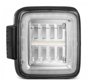 Jeep Wrangler JL Tail Lights - AlphaRex - NOVA-Series LED - Clear - `18-`24