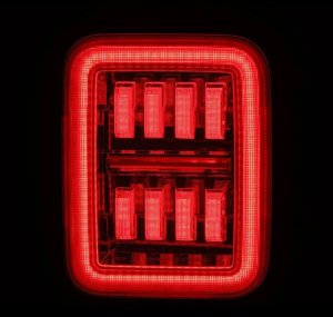 Jeep Gladiator Headlights - AlphaRex - NOVA-Series Prismatic LED - Chrome - `19-`24