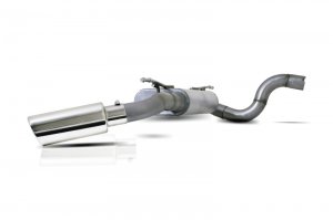 Jeep Wrangler JL Cat-Back Single Exhaust - Single - Gibson - Stainless - 3.6L - `18-`22