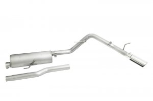 Jeep Gladiator Performance Exhaust - Single Exit - Gibson - Cat Back - Stainless - 3.6L - `20-`22