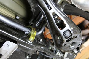 Honda Civic Rear Sway Bar - Progress Technology - 22mm Incl Reinforced Bushing Brackets - 2016