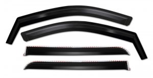 Jeep Gladiator Window Visors - Side - Putco - Element - Matte Black - `20-`21