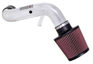 Honda Civic Performance Air Intake - K&N Engineering - Typhoon Short Ram - Polished - 2.0L - `02-`05
