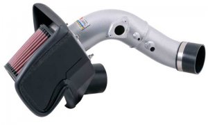 Honda Civic Performance Air Intake - K&N Engineering - Typhoon Short Ram - Silver - 2.0L - `06-`11