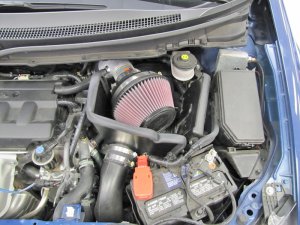 Honda Civic Performance Air Intake - K&N Engineering - Typhoon - Silver - 1.8L L4 - `12-`15