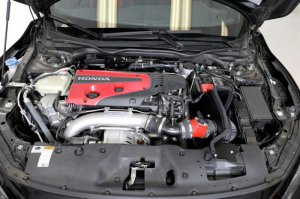 Honda Civic Performance Air Intake - K&N Engineering - Typhoon - Wrinkle Red - L4-2.0L F/I - `17-`18