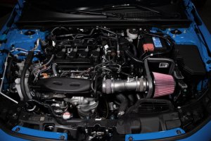 Honda Civic Performance Air Intake - K&N Engineering - Typhoon Intake - Silver - 1.5L Turbo - 2022+