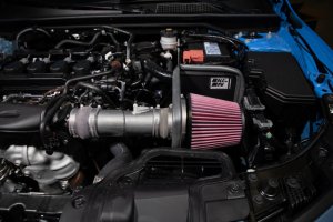Honda Civic Performance Air Intake - K&N Engineering - Typhoon Intake - Silver - 1.5L Turbo - 2022+