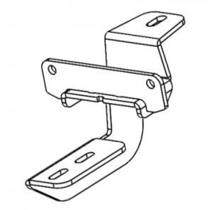 Jeep Wrangler JL Mounting Brackets - Go Rhino - V-Series V3/RB10 Slim/RB20 Slim - Tex. Blk - `18-`22